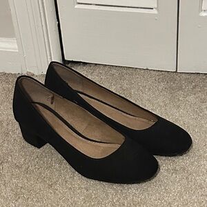 Classic Black Suede Women's Shoes